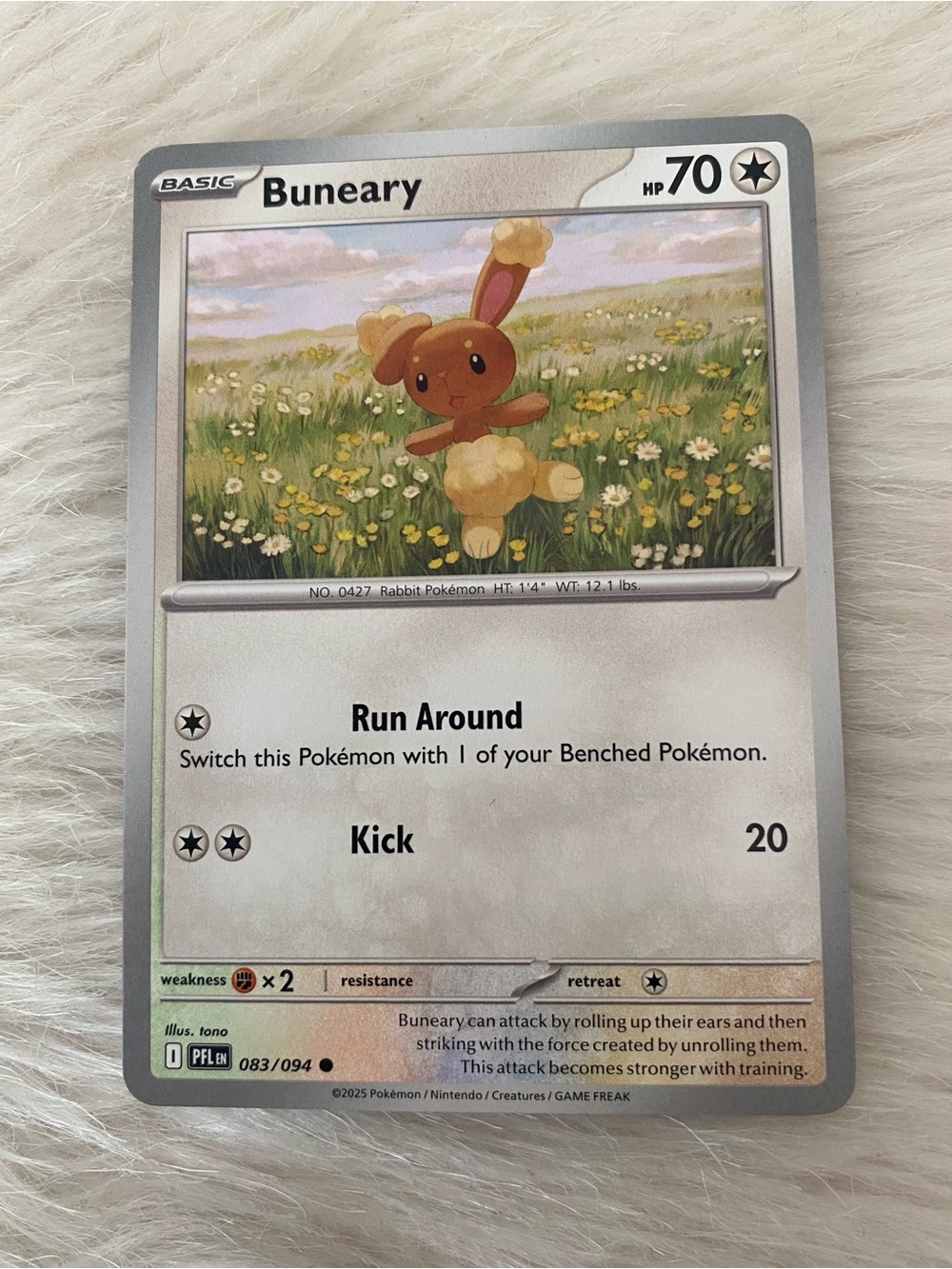 Buneary Pokémon TCG Phantasmal Flames 083/094